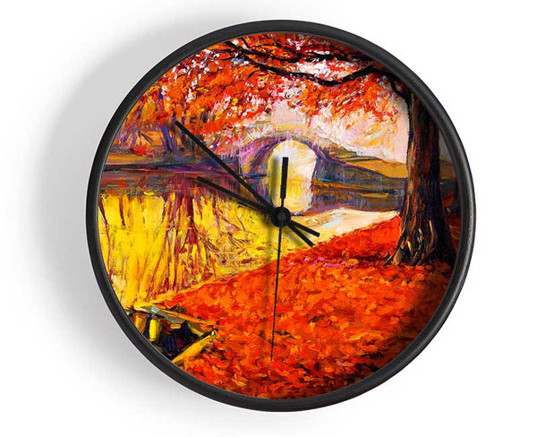 Autumn Splendor Clock - Wallart-Direct UK