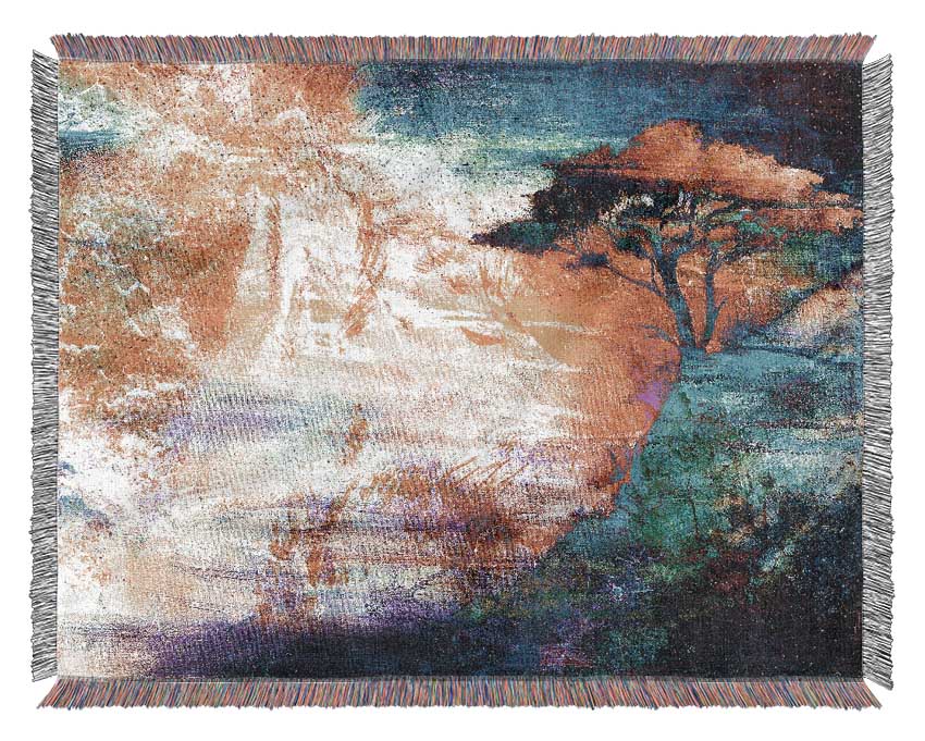 Tree Illusion Woven Blanket