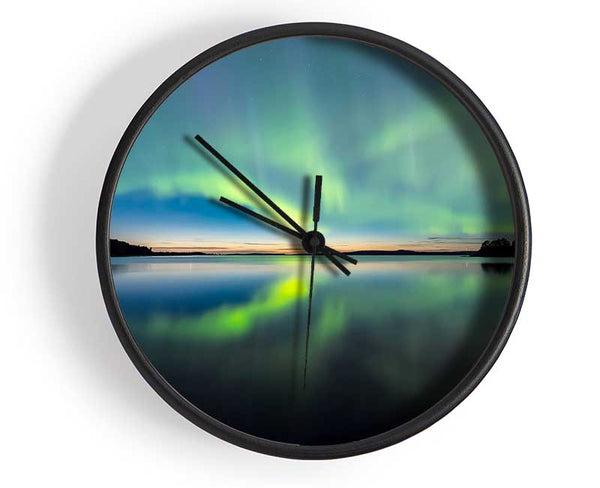 Northern Light Halo Clock - Wallart-Direct UK