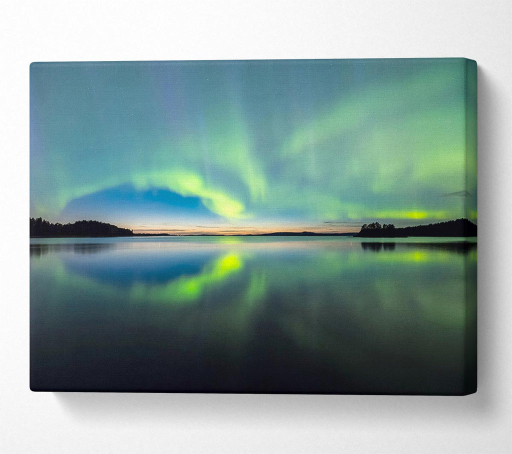 Picture of Northern Light Halo Canvas Print Wall Art
