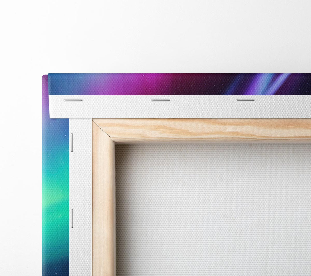  A Canvas Print of Northern Light Display Canvas Print