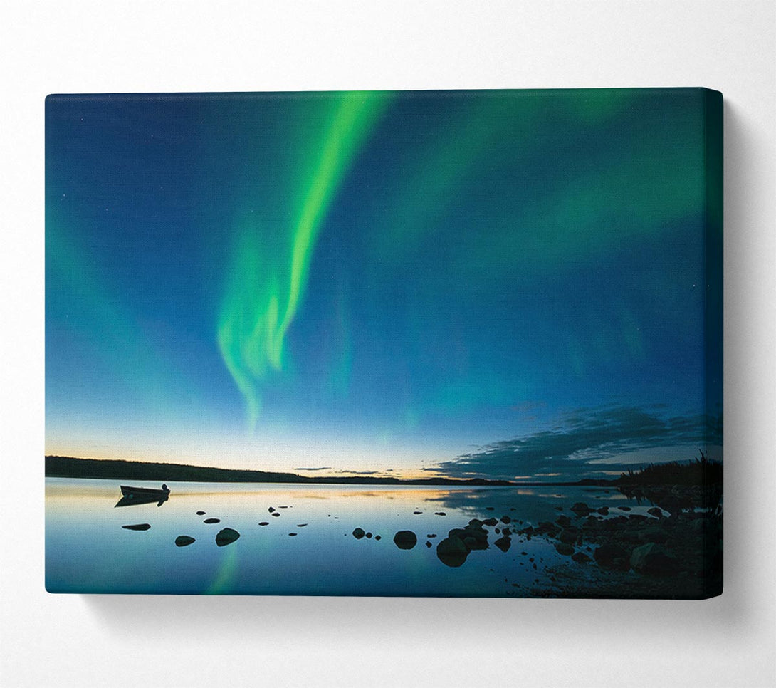 Picture of Northern Light Reflections Canvas Print Wall Art