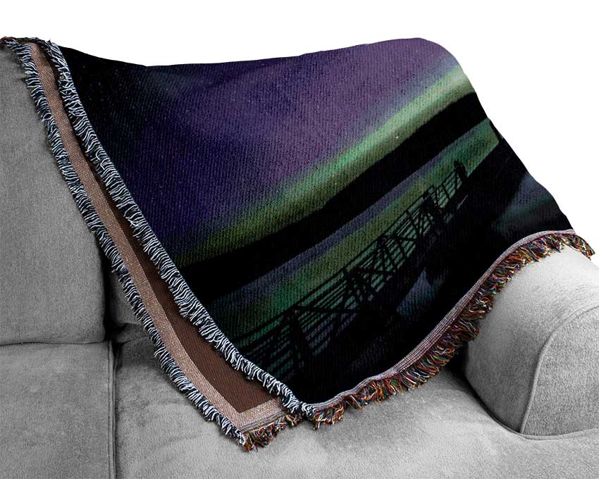 Northern Light Glow Woven Blanket