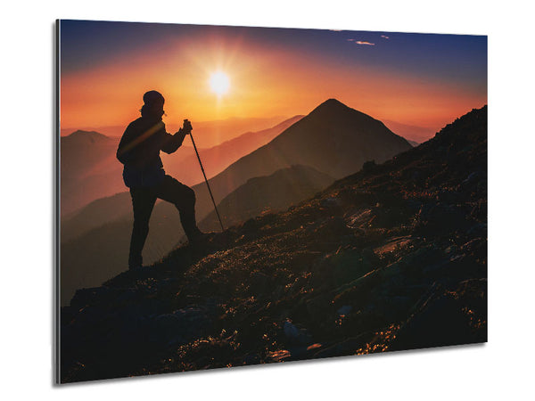 On Top Of The World 1 Metal Print