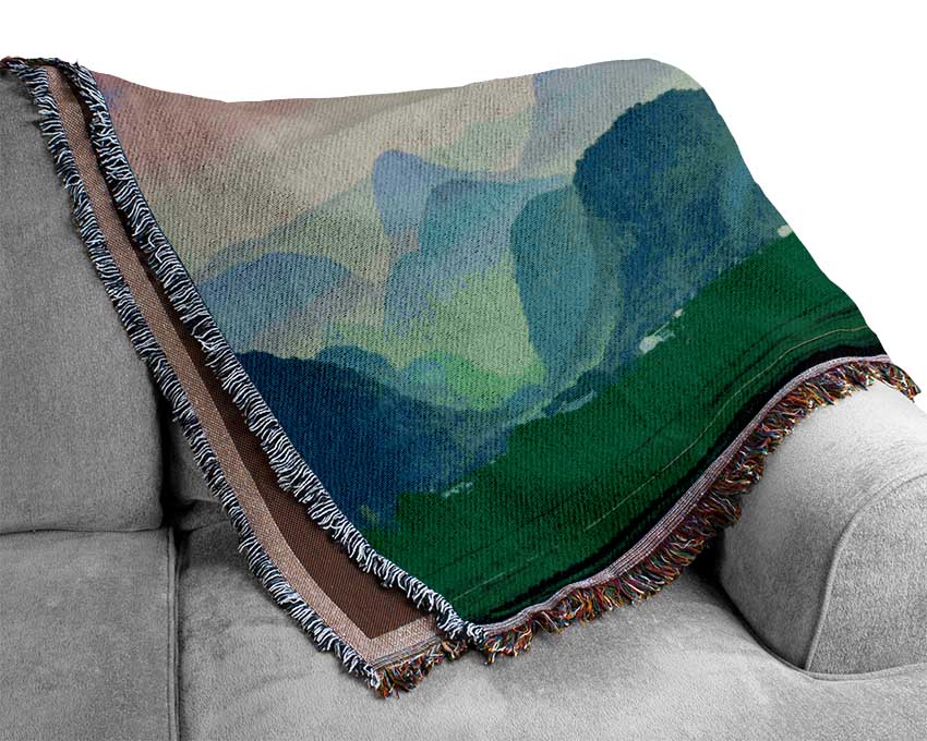 Green Splendor Woven Blanket