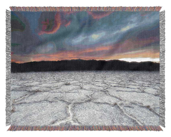 Ice Desert Woven Blanket