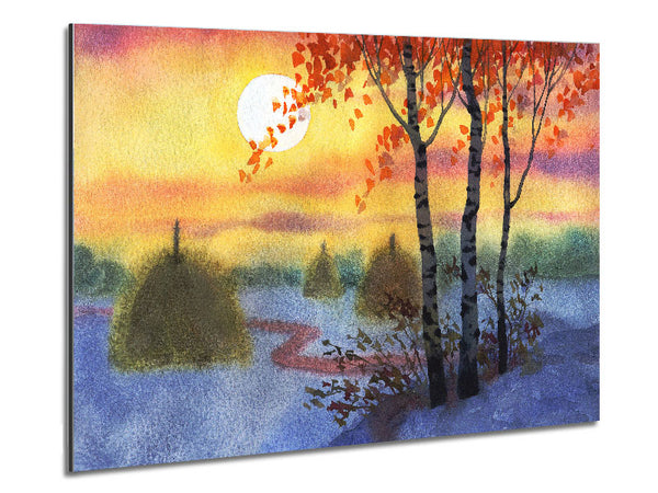Path To The Sun Metal Print
