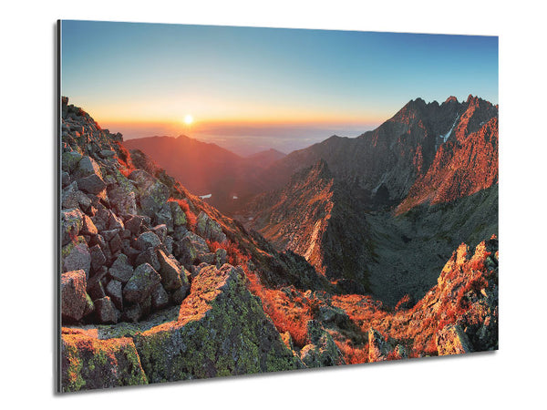 Roter Stein Sonnenstrahl