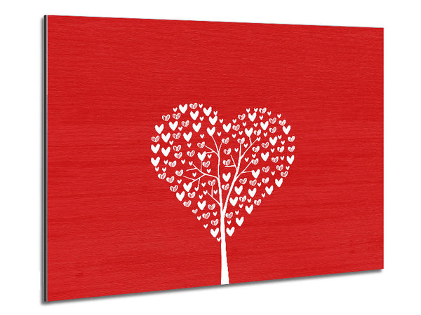 Roter Liebesbaum