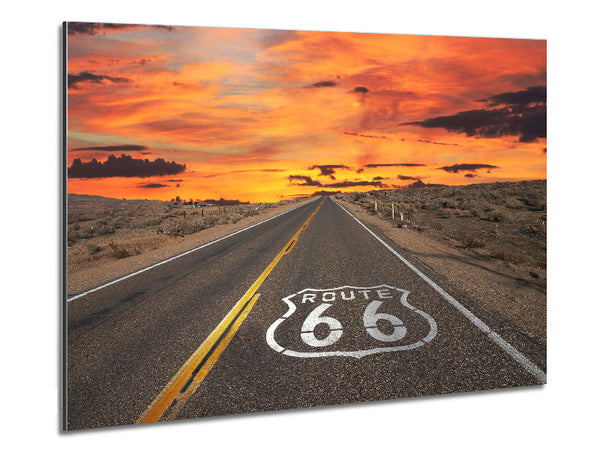 Route 66 Sonnenuntergang