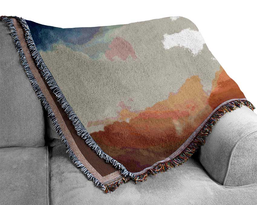 Rockface Climb Woven Blanket