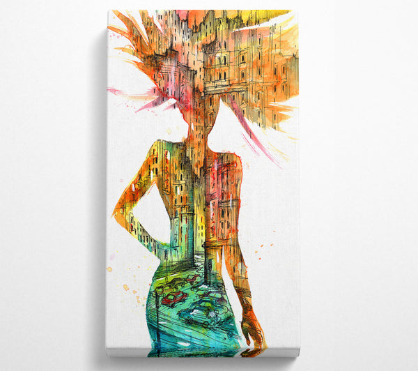 Frau der Stadt