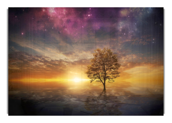 Baum im universellen Himmel