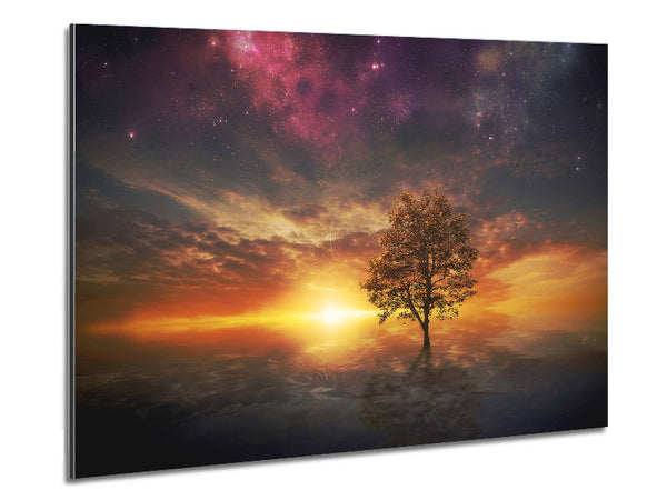 Baum im universellen Himmel