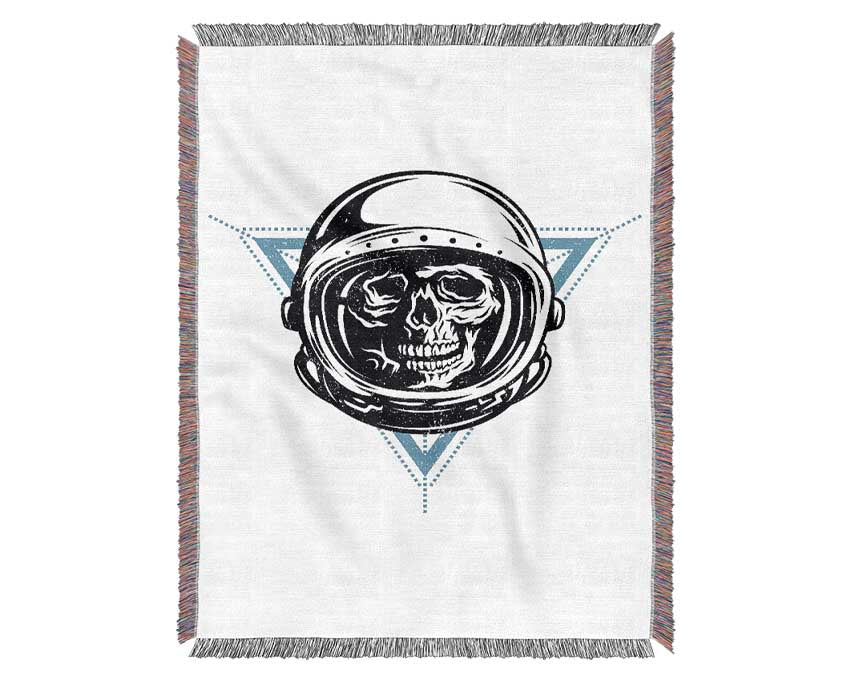 Space Skull Woven Blanket