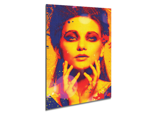 Pop-Art-Gesicht