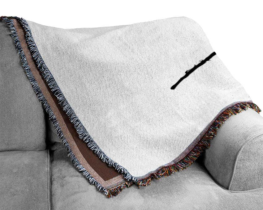 Reflections Of The Red Sun Eagle Woven Blanket