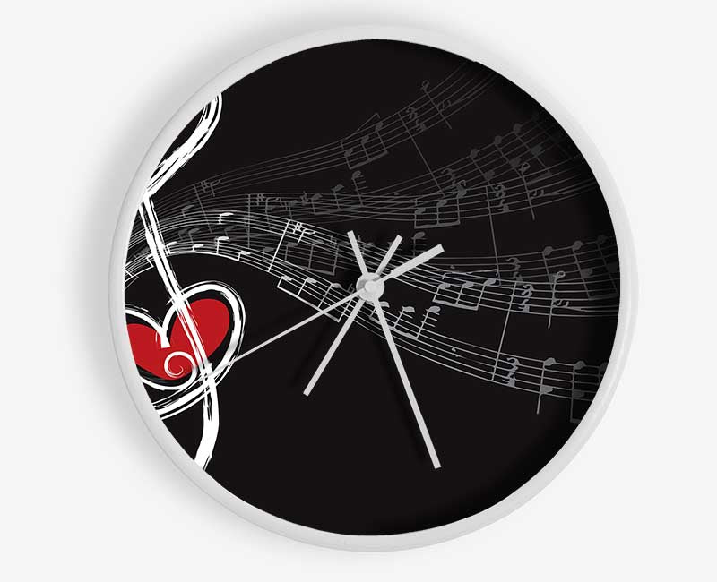 For The Love Of Music Clock - Wallart-Direct UK