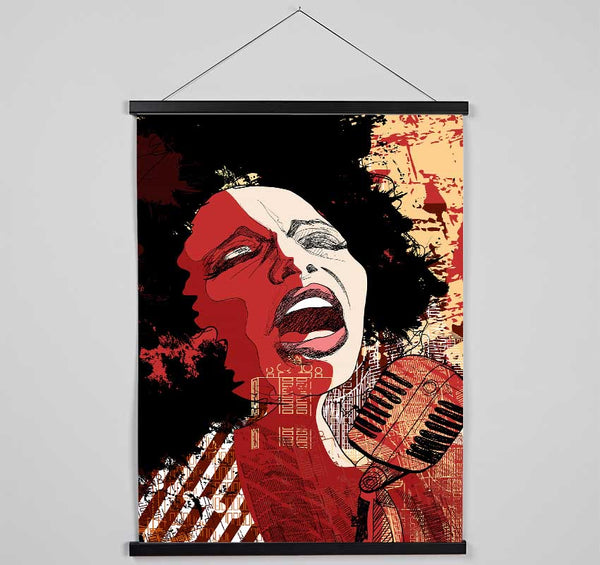 Femail Vocalist Hanging Poster - Wallart-Direct UK
