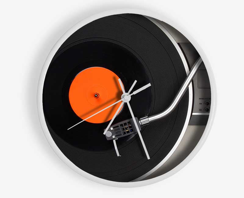 Retro Record Player 1 Clock - Wallart-Direct UK