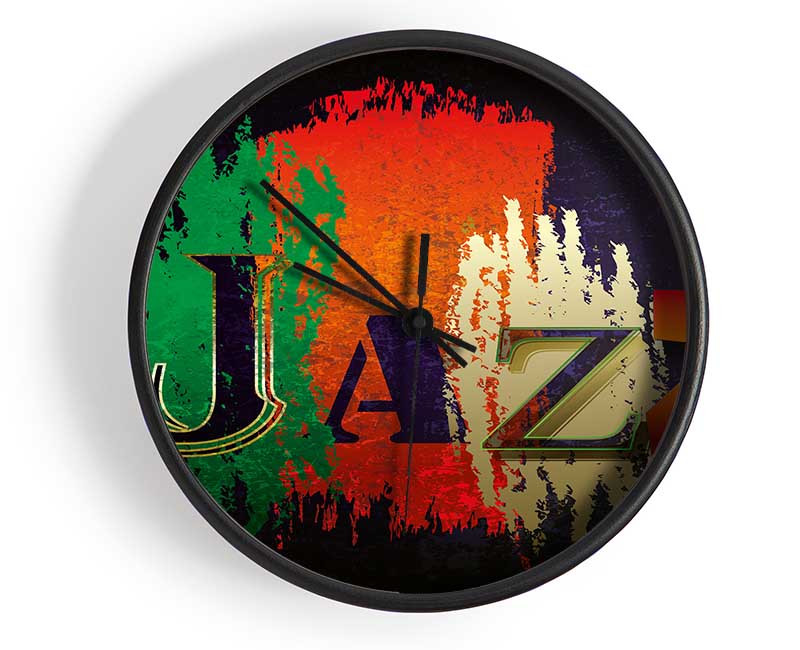 Jazz 1 Clock - Wallart-Direct UK