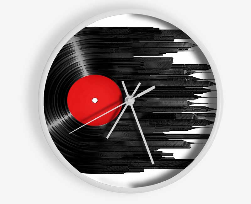 Album Music City Clock - Wallart-Direct UK