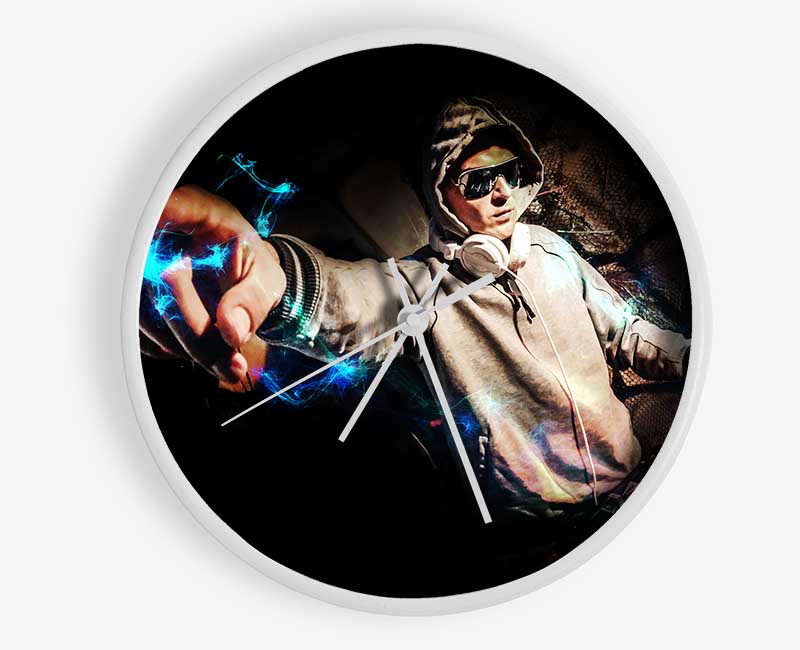 Electric DJ Clock - Wallart-Direct UK