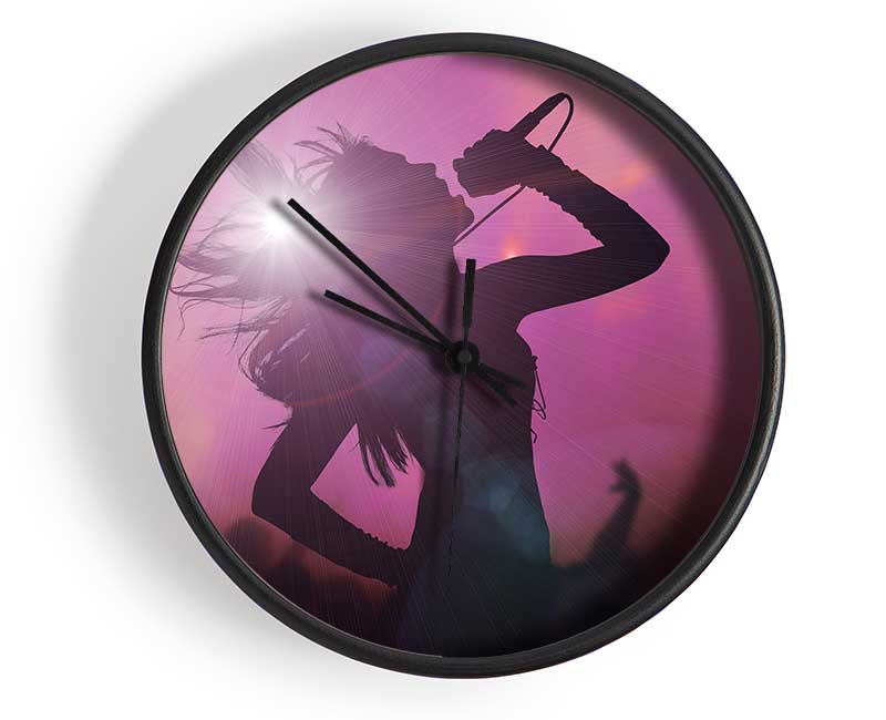 Rock Goddess Clock - Wallart-Direct UK
