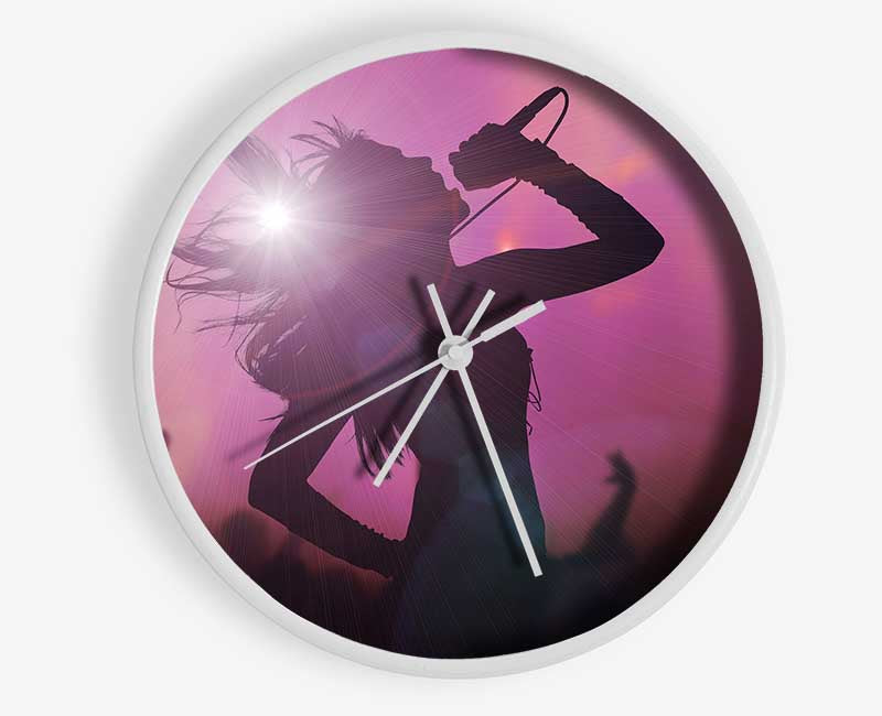 Rock Goddess Clock - Wallart-Direct UK