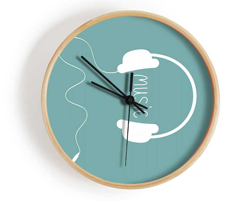 Music Between The Ears Clock - Wallart-Direct UK