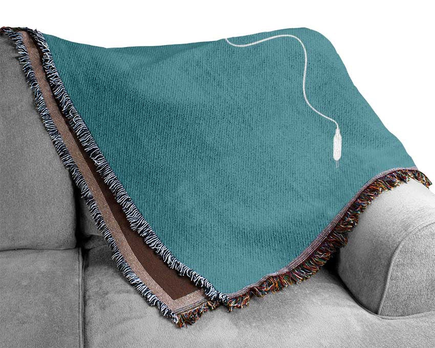 Music Between The Ears Woven Blanket