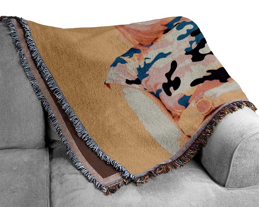 Loving The Tunes Woven Blanket