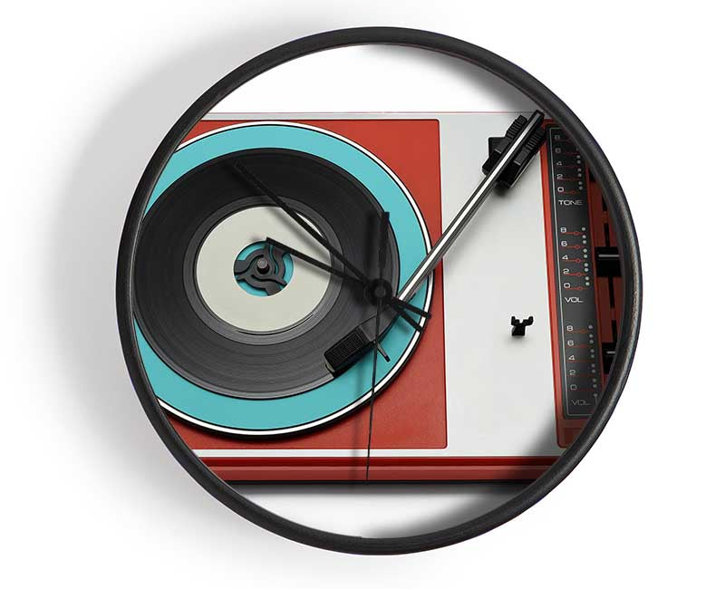 Retro Record Player 2 Clock - Wallart-Direct UK
