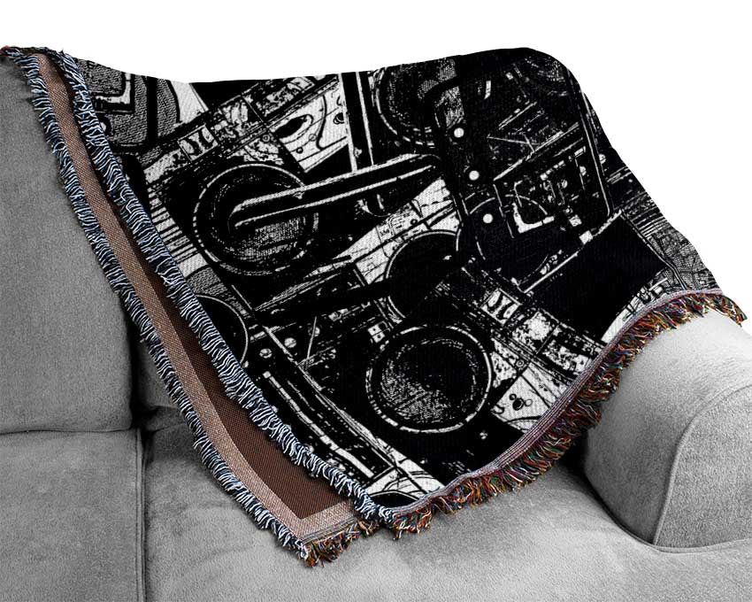 Speaker Stack Woven Blanket