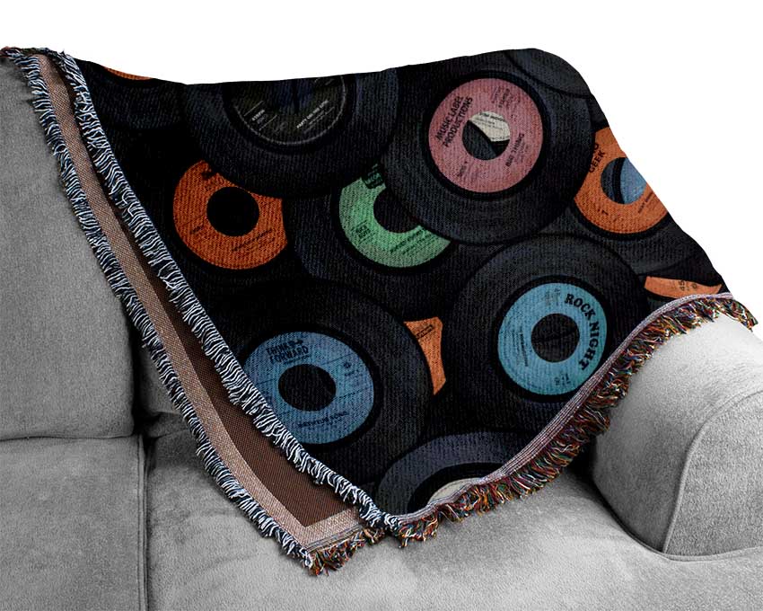 Jukebox Singles Woven Blanket