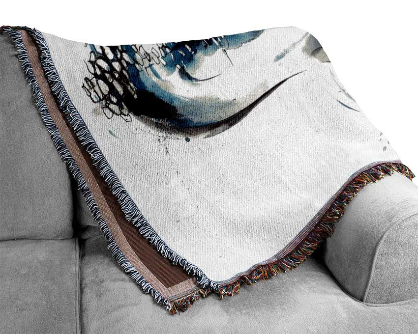 Saxophone City Woven Blanket