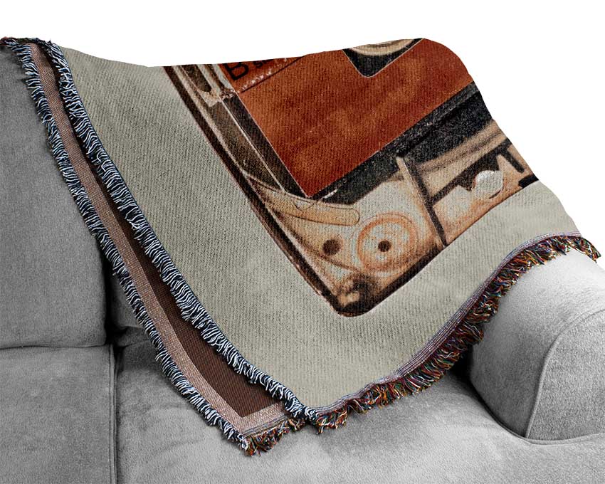 Retro Cassette Tape Woven Blanket