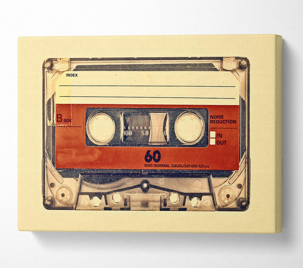 Picture of Retro Cassette Tape Canvas Print Wall Art