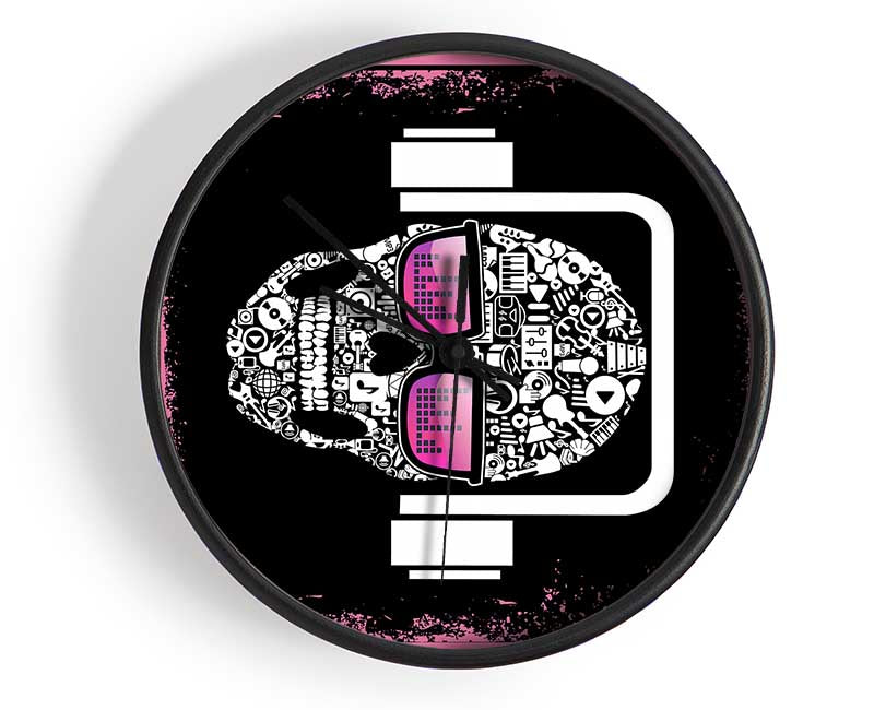 Headphone Skull Clock - Wallart-Direct UK