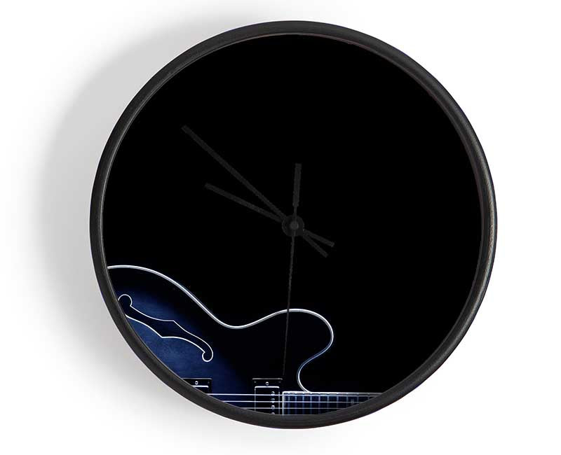 Guitar Electric Blues Clock - Wallart-Direct UK
