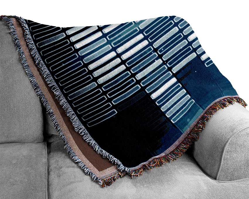 Sound Bar Blues Woven Blanket