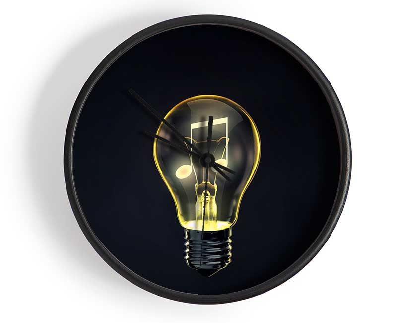 Musical Light Bulb Clock - Wallart-Direct UK