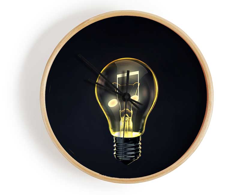 Musical Light Bulb Clock - Wallart-Direct UK