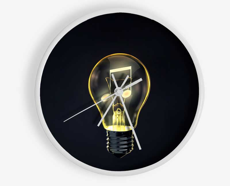 Musical Light Bulb Clock - Wallart-Direct UK