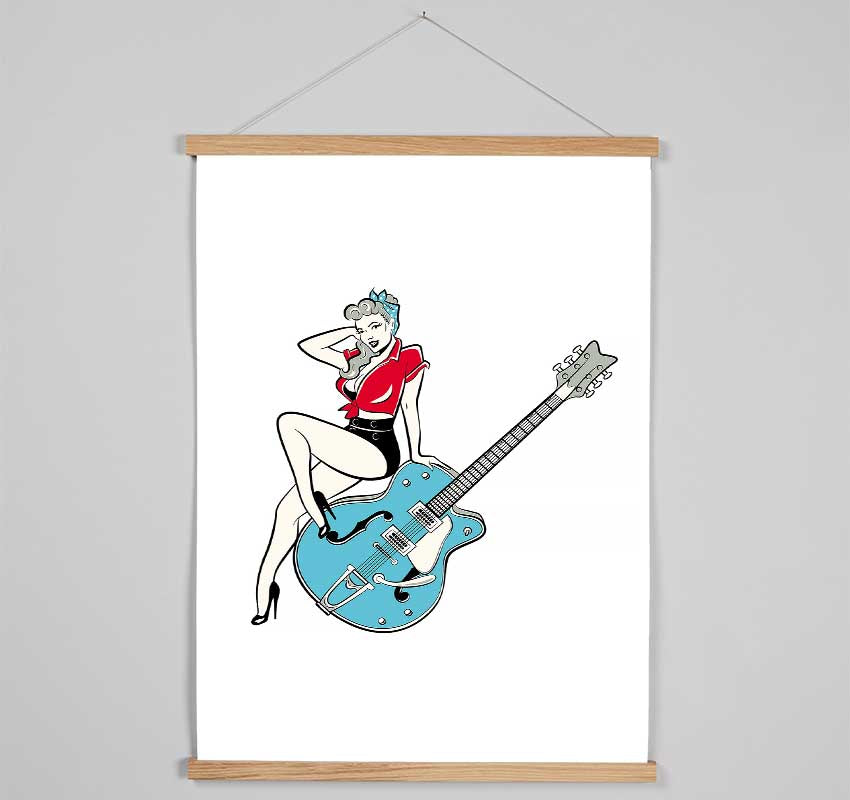 Blues Babe Hanging Poster - Wallart-Direct UK