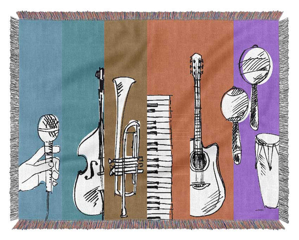 The Bands Passion Woven Blanket