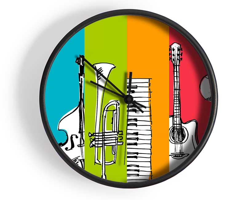 The Bands Passion Clock - Wallart-Direct UK
