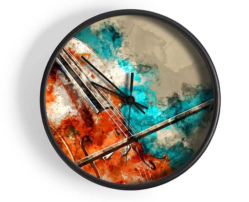 Double Bass Play Clock - Wallart-Direct UK