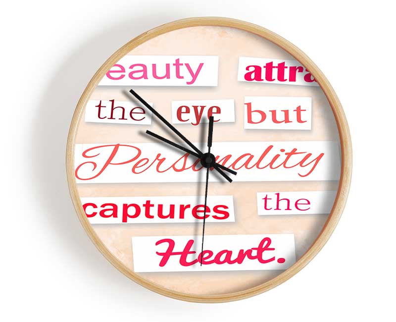 Beauty Attracts The Eye But Clock - Wallart-Direct UK
