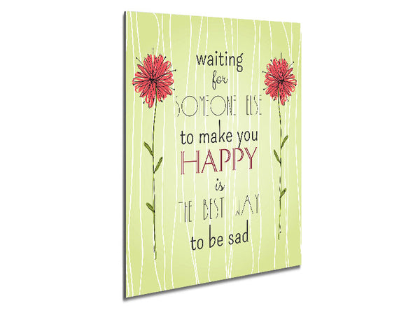 Waiting For Someone Else Metal Print